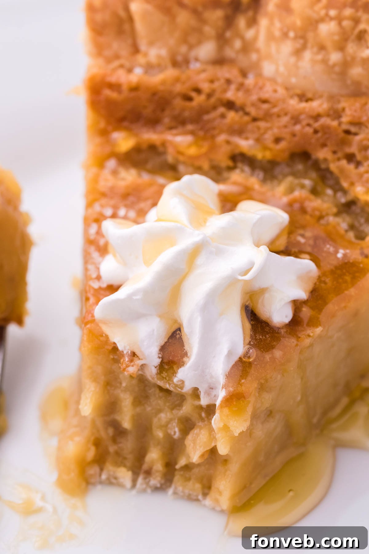 Golden Sweetheart 14 A close-up shot of a honey pie, with a single bite elegantly removed, revealing the perfect texture of its golden interior.