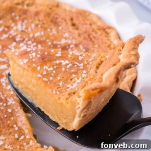 Golden Sweetheart 17 Honey Pie being lifted out of pie pan