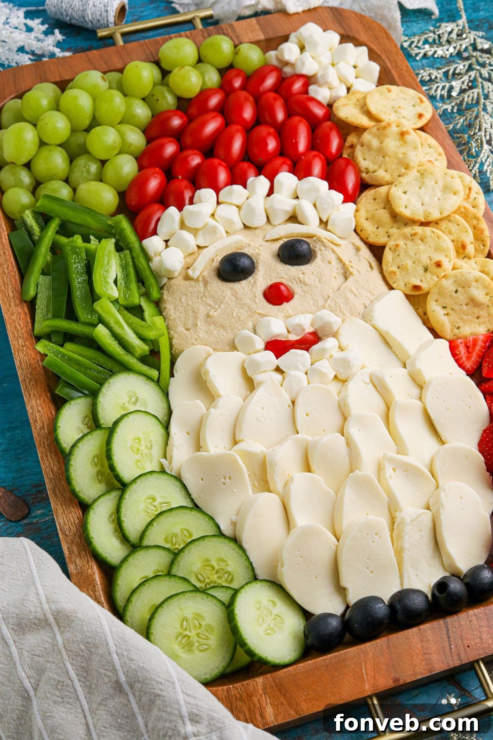 Christmas Santa Snack Tray
