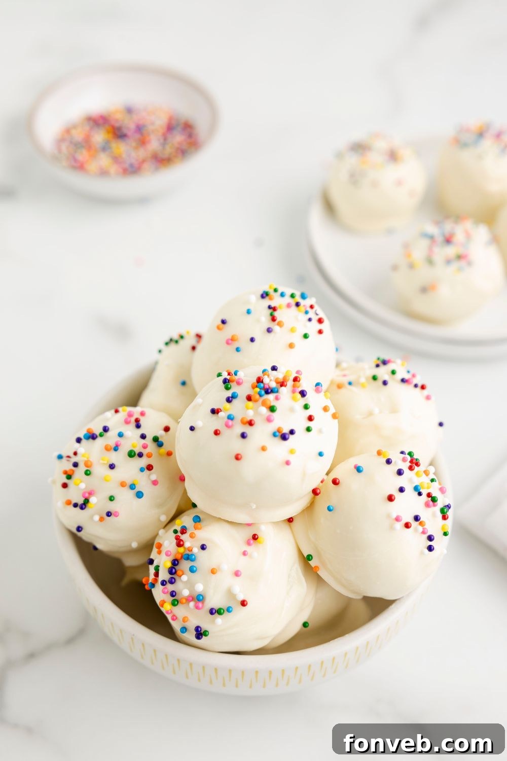 cake balls with sugar cookies