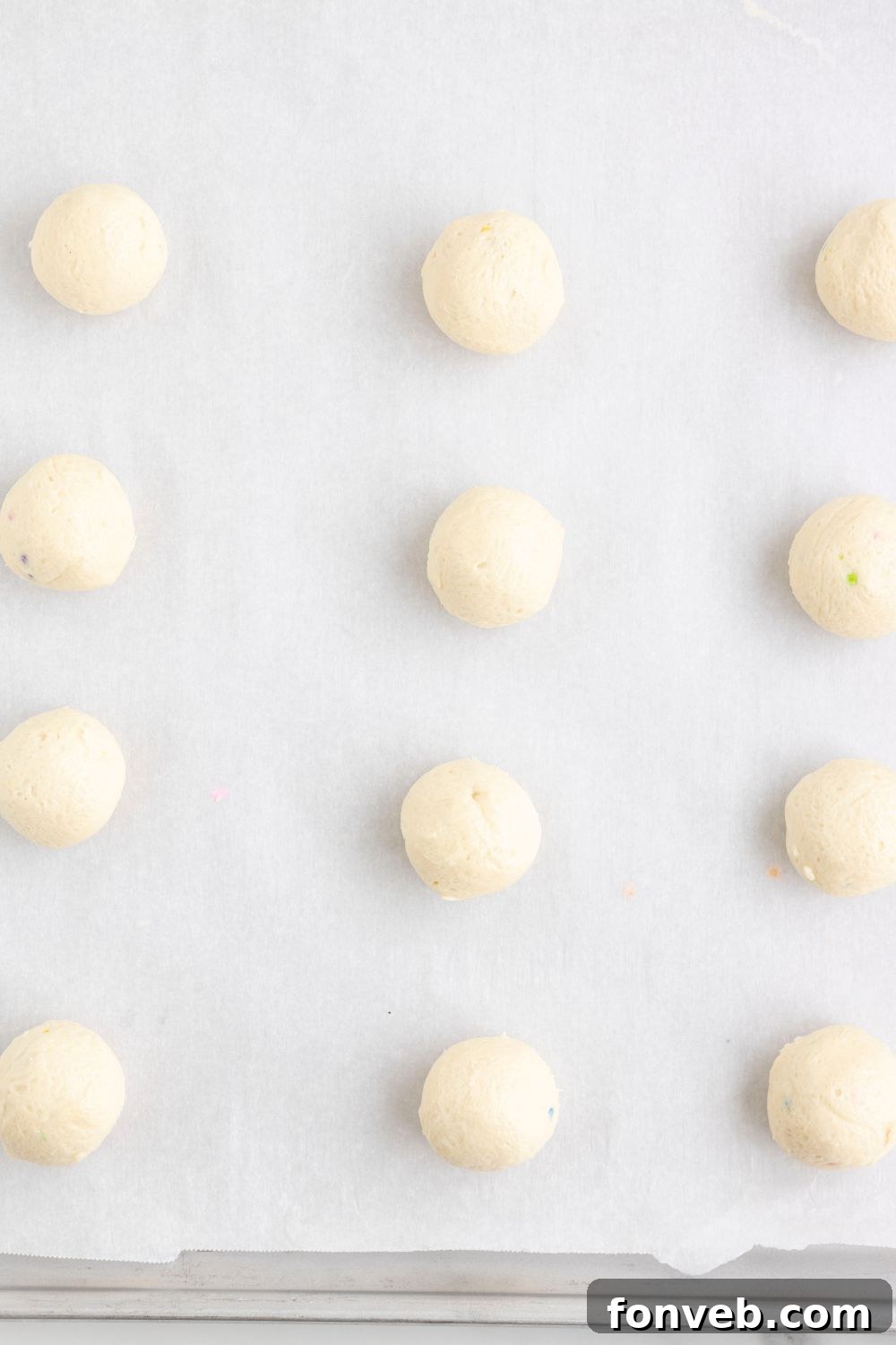 Lofthouse's Signature Christmas Truffles 9 truffles on parchment paper