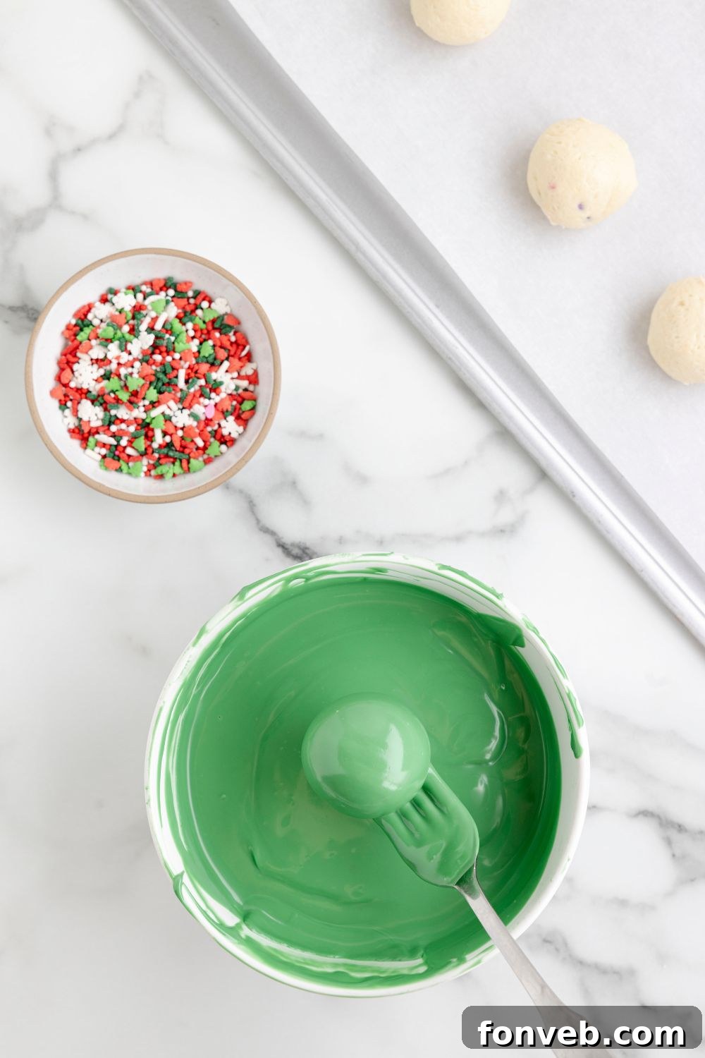 Lofthouse's Signature Christmas Truffles 10 sugar cookie truffle dipped in green chocolate