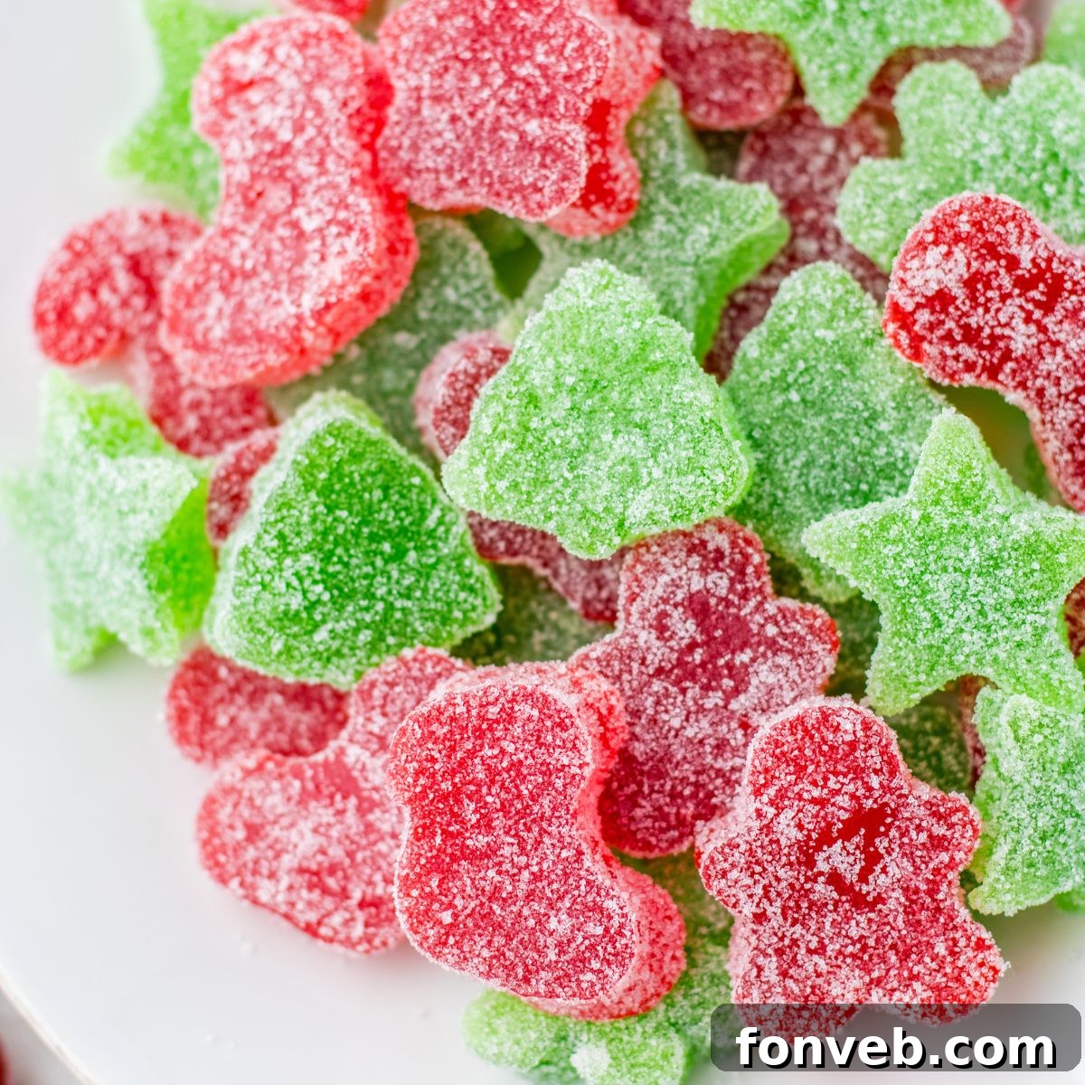 Yuletide Jewels 2 Christmas Gumdrops on a plate