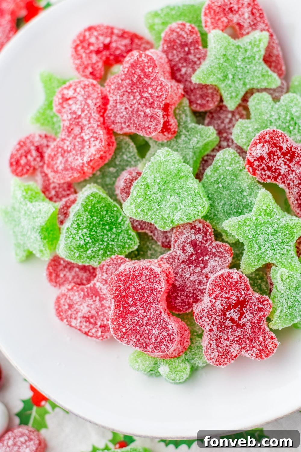 Yuletide Jewels 15 Plate with finished gumdrops