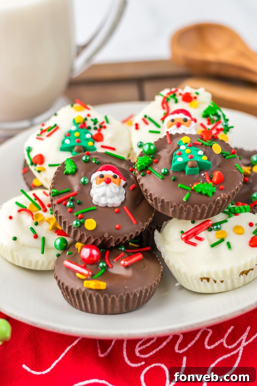 platter of peanut butter cups 