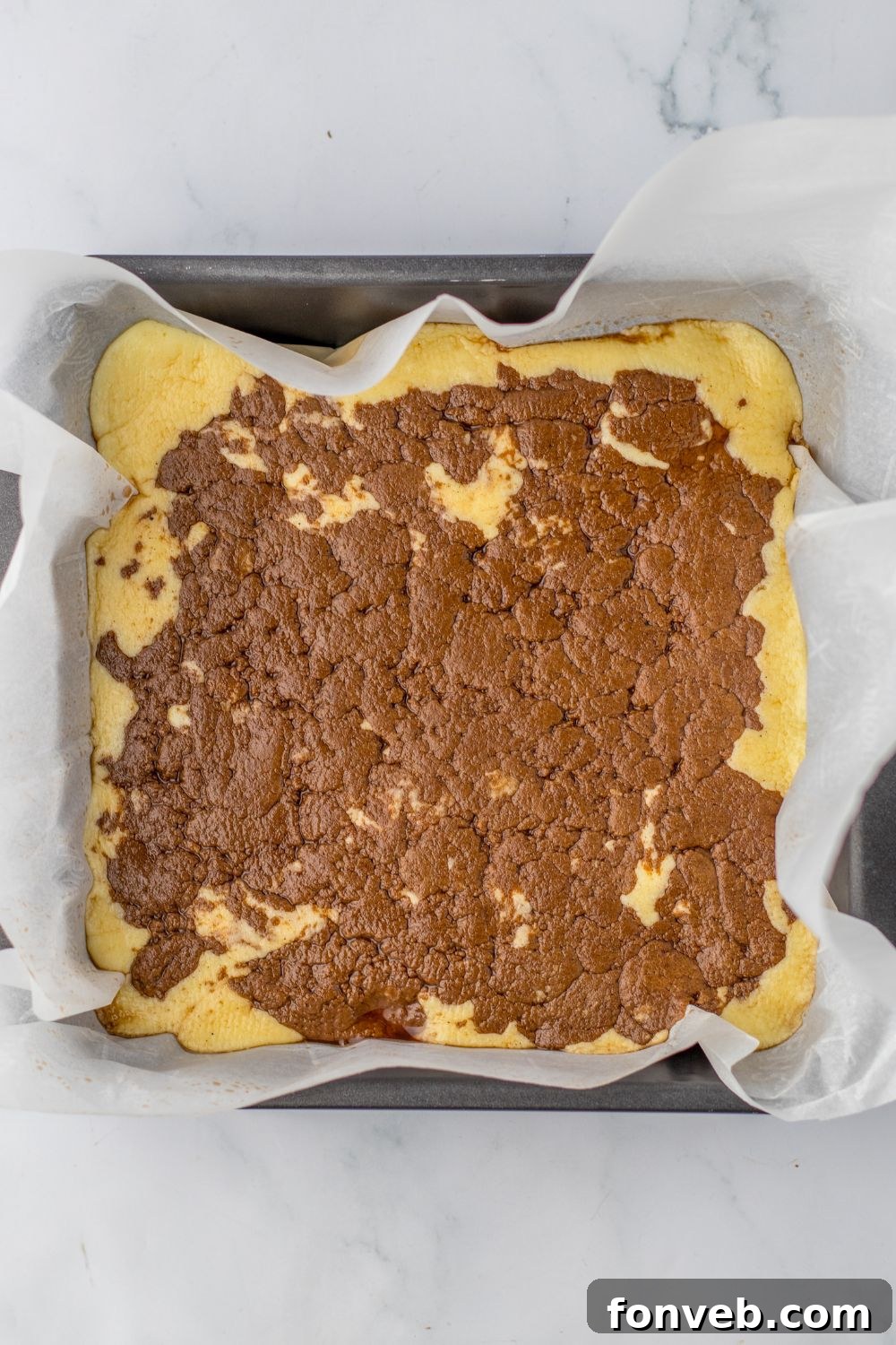 Boston Cream Dream Fudge 7 chocolate and vanilla fudge in pan