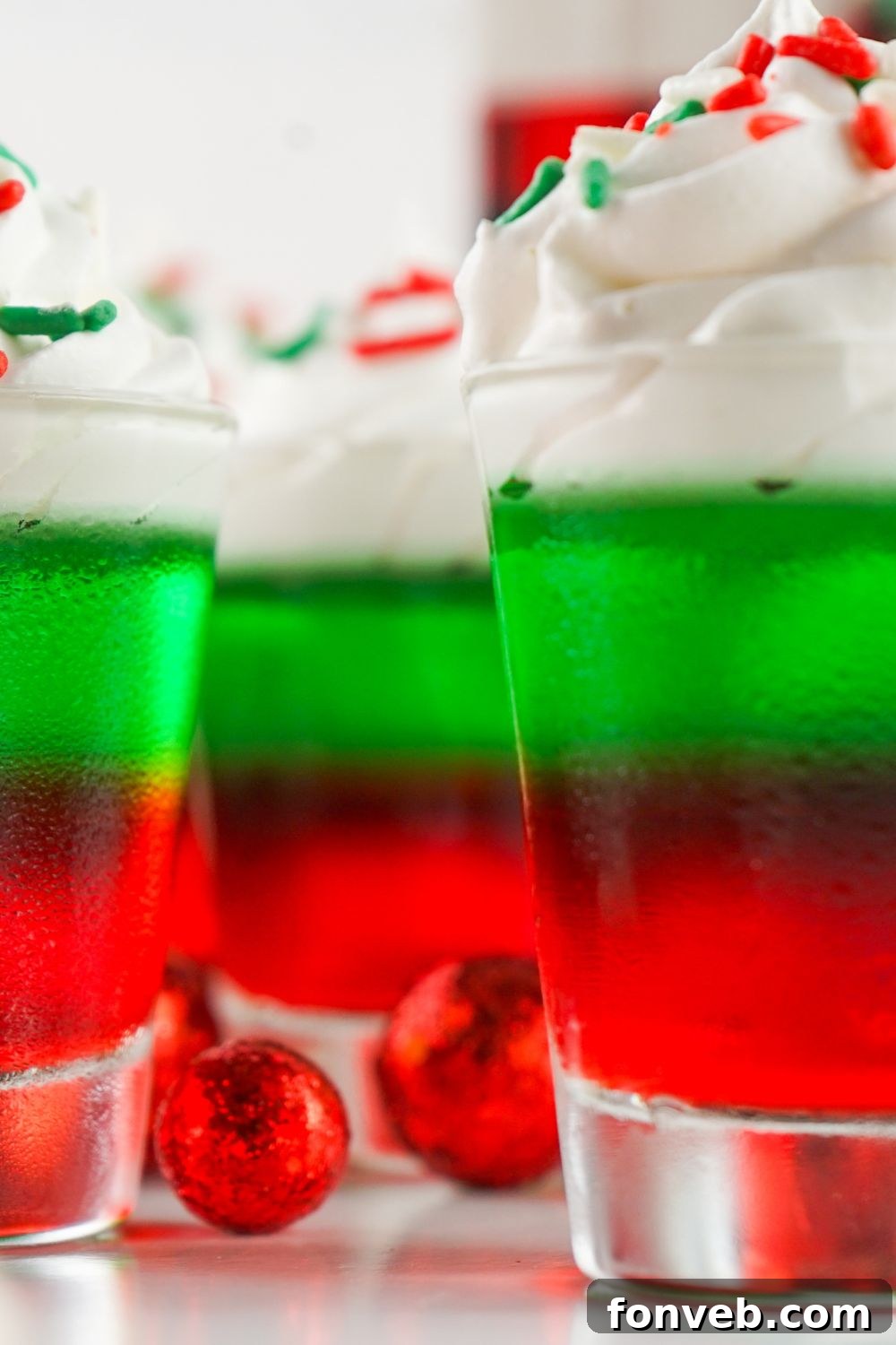 Yuletide Jiggle Shots 11 jello shots