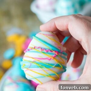 Festive Easter Egg Oreo Truffles 16 Easter Egg Oreo Truffle in hand