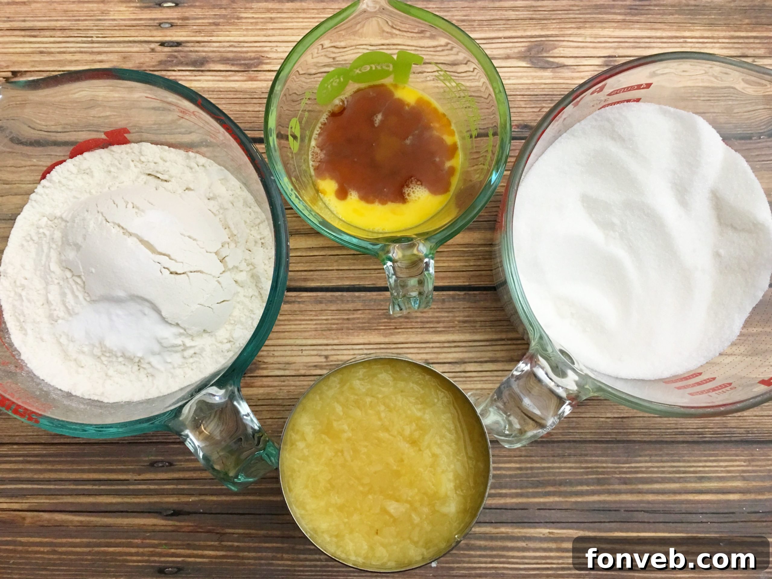 Close-up of freshly baked Do Nothing Tornado Cake, showcasing its golden-brown crust.