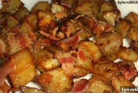 Smoky Bacon Garlic Onion Roasted Potatoes