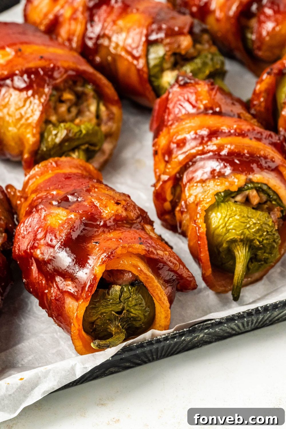 Texas Twinkies on a cookie sheet spread out on pan