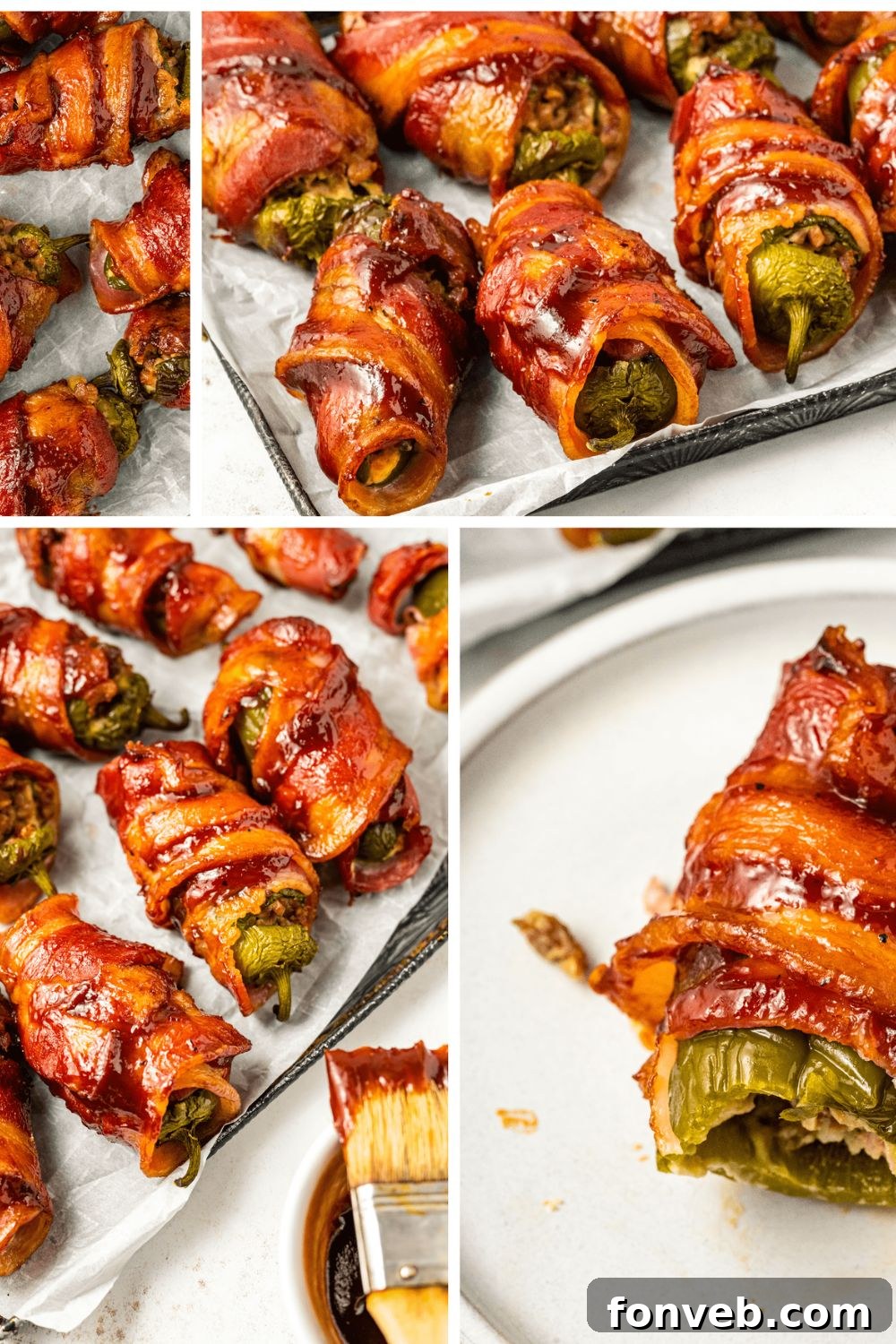 Texas Twinkies in a collage of them sitting on table