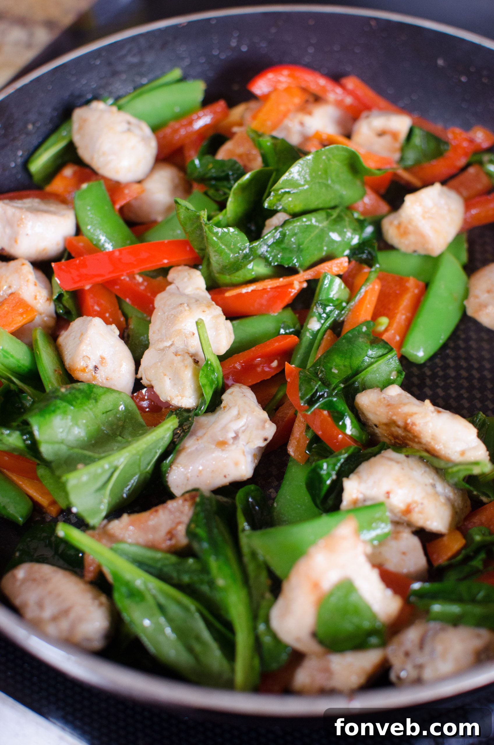Homemade Chicken Lo Mein Better Than Takeout 5 All ingredients laid out before cooking, including chicken, noodles, and vegetables