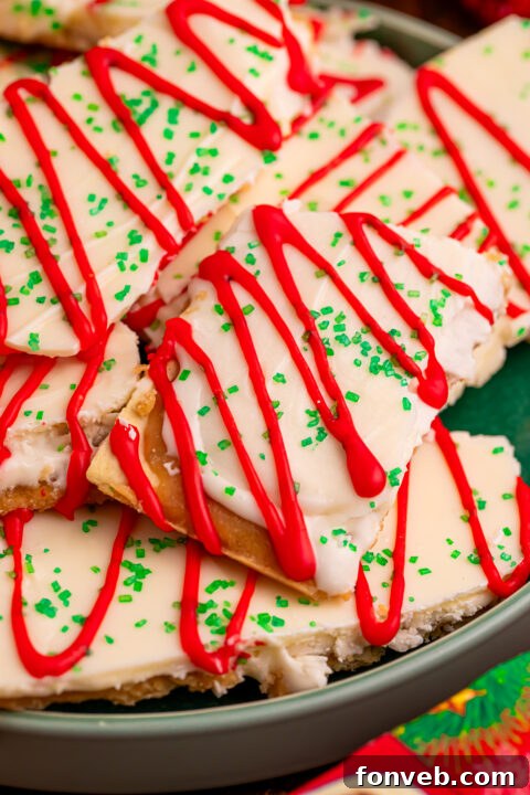 Addictive Little Debbie Christmas Tree Cake Toffee Bark 20 img 37146 19