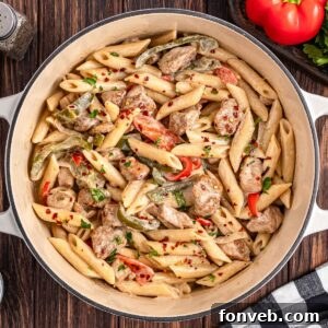 Rasta Pasta in a pot on the table