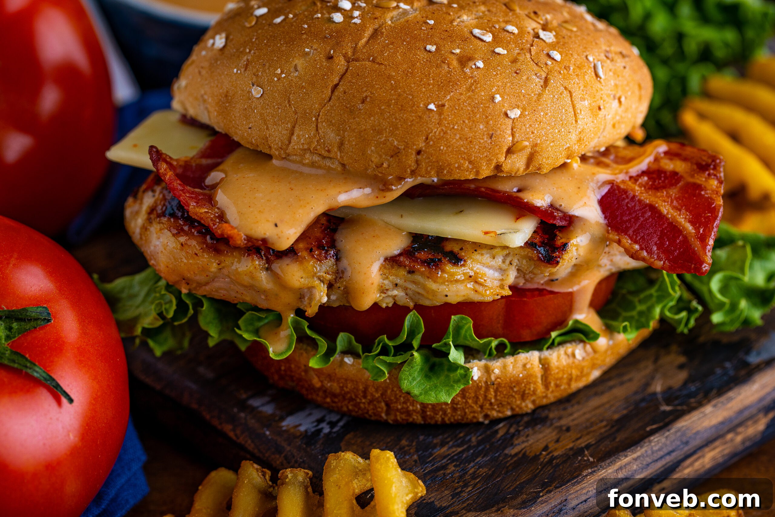 Multiple delicious Chick-fil-A style grilled chicken sandwiches laid out, garnished with fresh herbs.