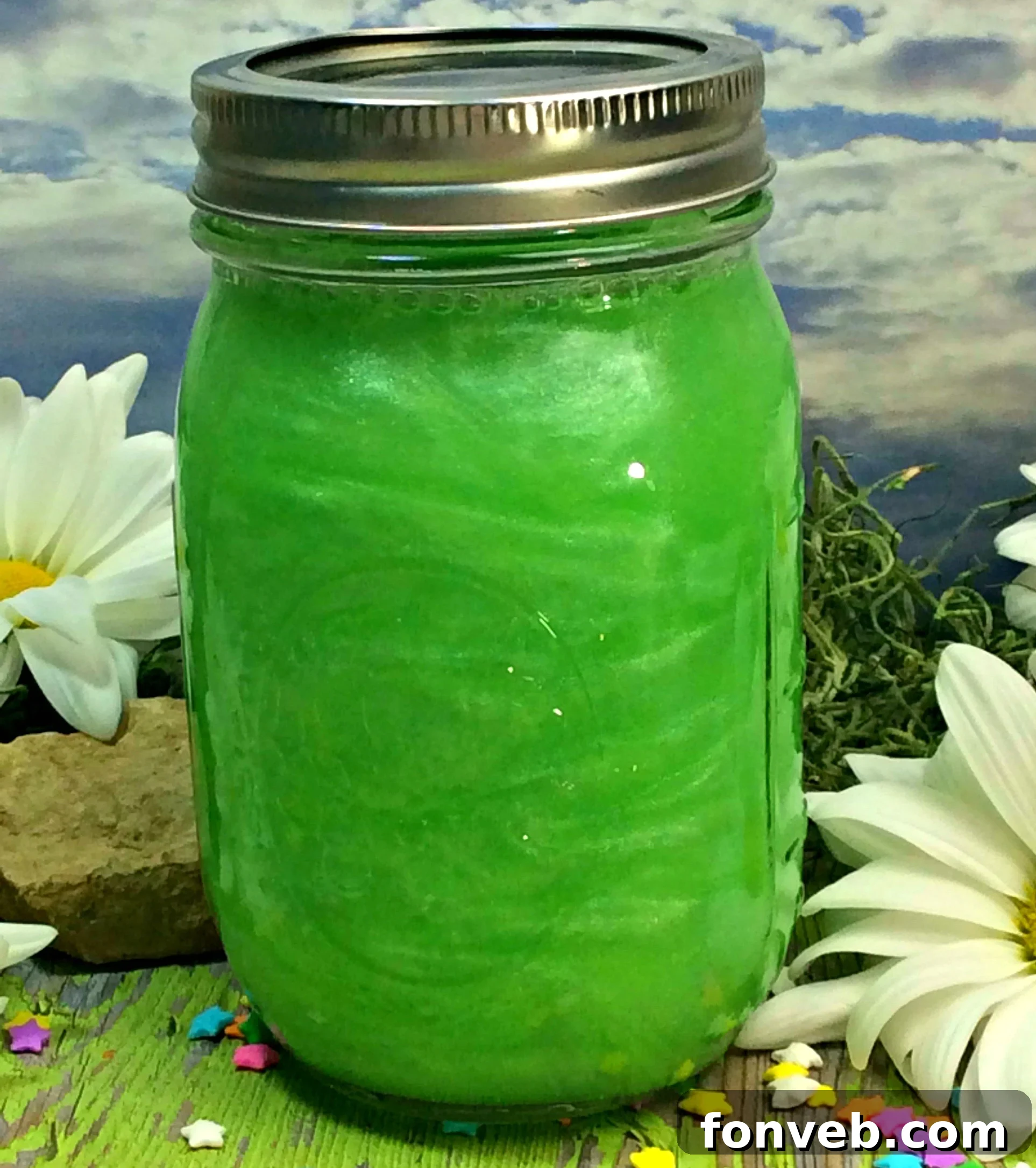 Citrus Glimmer Elixir 2 Fairy Moonshine in jars