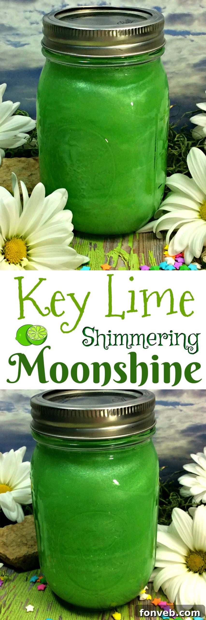 Citrus Glimmer Elixir 7 Fairy Moonshine in large jug