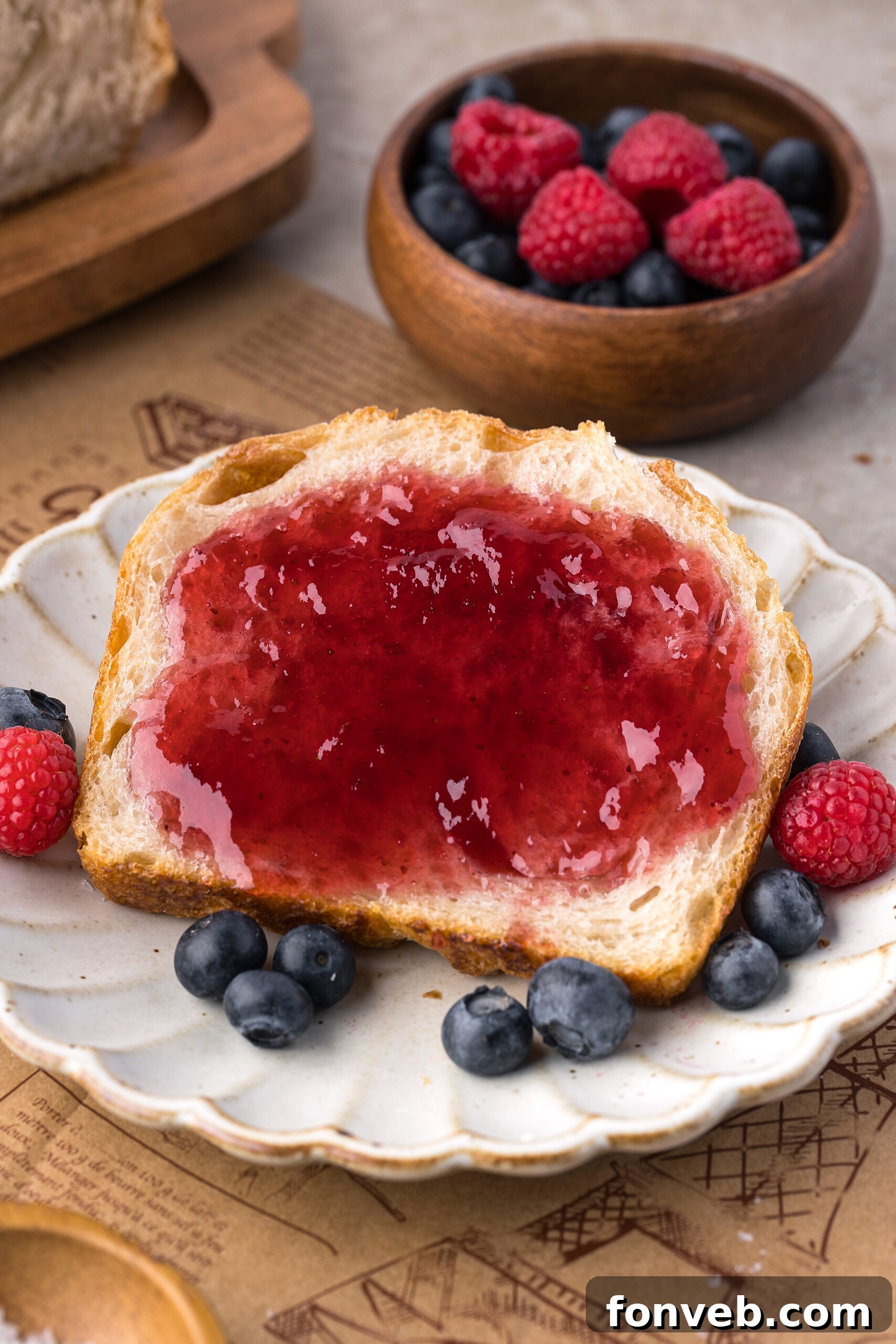 Effortless Homemade Sourdough Perfectly Crusty Always 20 Homemade Sourdough Bread sliced and covered in jam