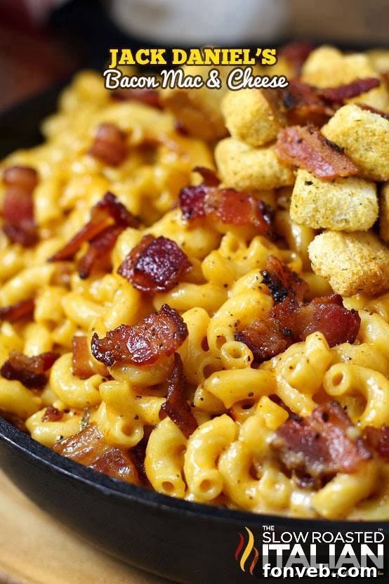 Jack Daniel’s Smoky Bacon Mac and Cheese