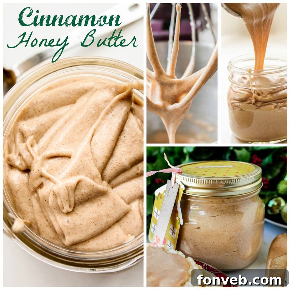 Cinnamon Honey Butter in a small dish