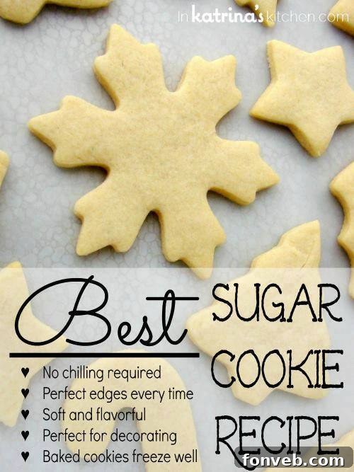 Sugar cookies with frosting and sprinkles