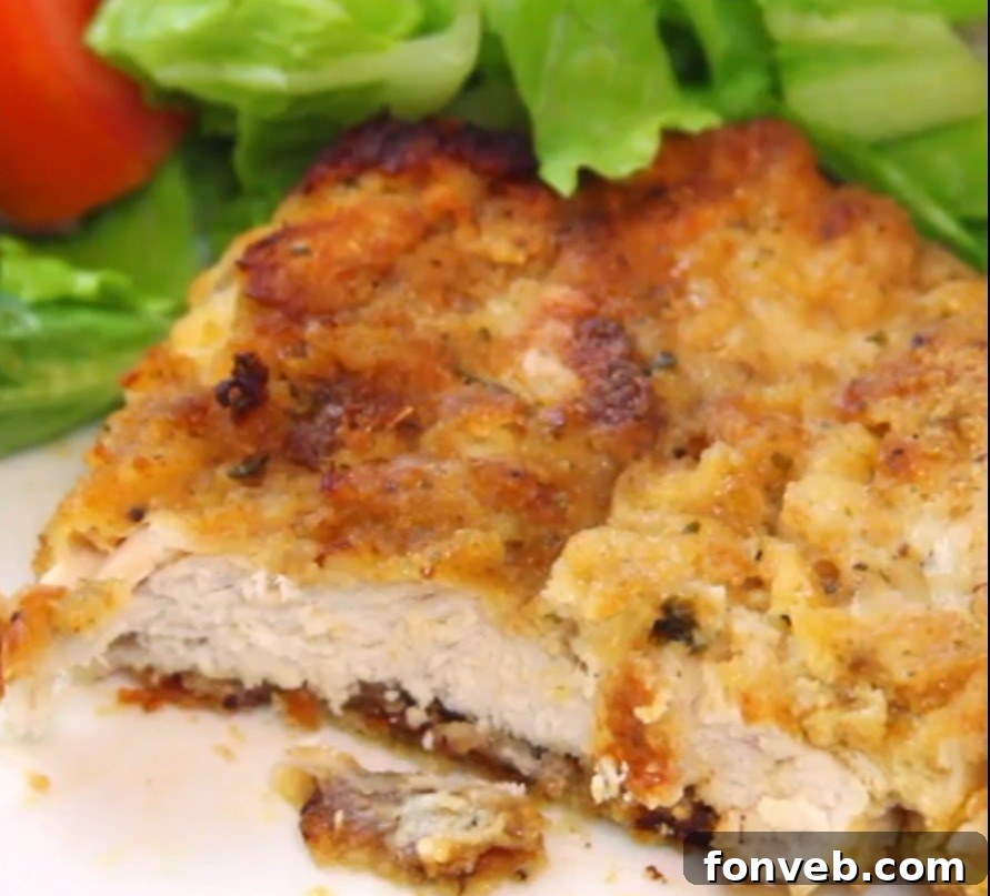 Golden brown oven-fried chicken cutlets