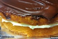 Boston Cream Dream Poke Cake