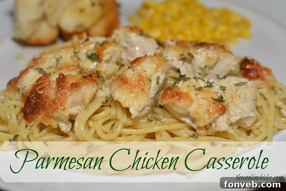 Lezzetiyle Baştan Çıkaracak Tarifler 15 Close-up of baked Parmesan Chicken Casserole