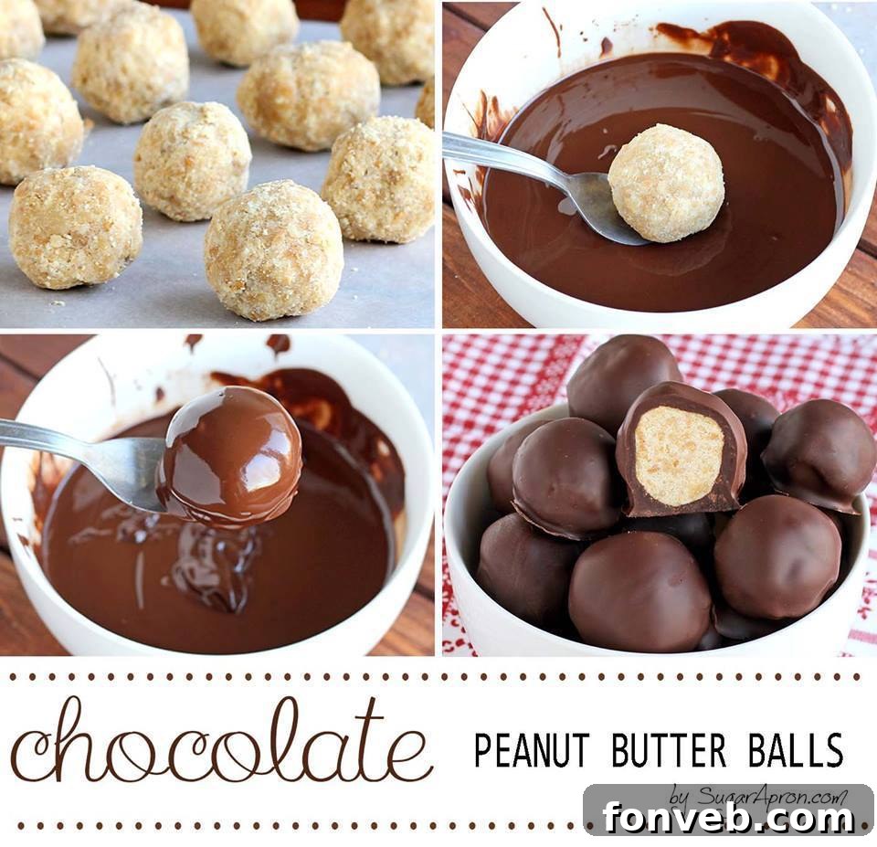 Lezzetiyle Baştan Çıkaracak Tarifler 22 Chocolate Peanut Butter Balls on a white plate