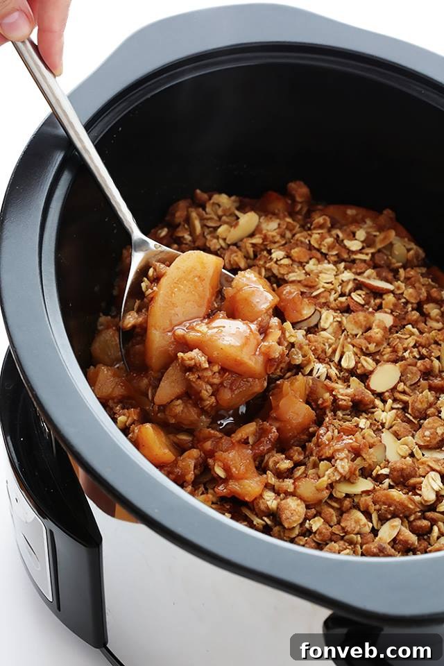 Slow Cooker Apple Crisp