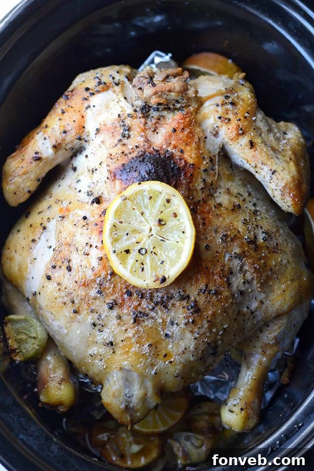 Slow Cooker Garlic Butter Chicken