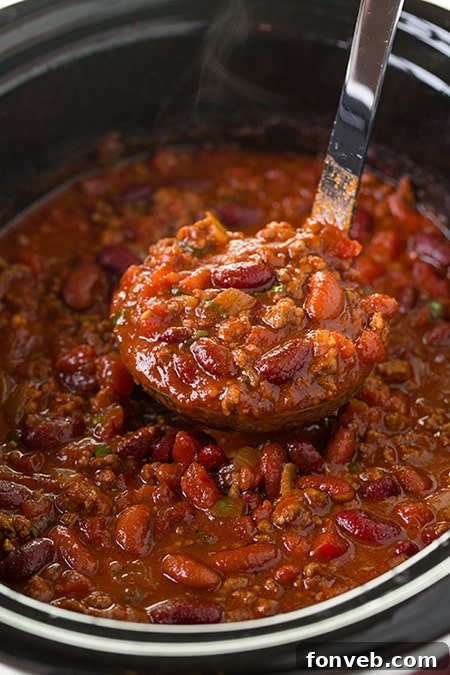 Classic Slow Cooker Chili
