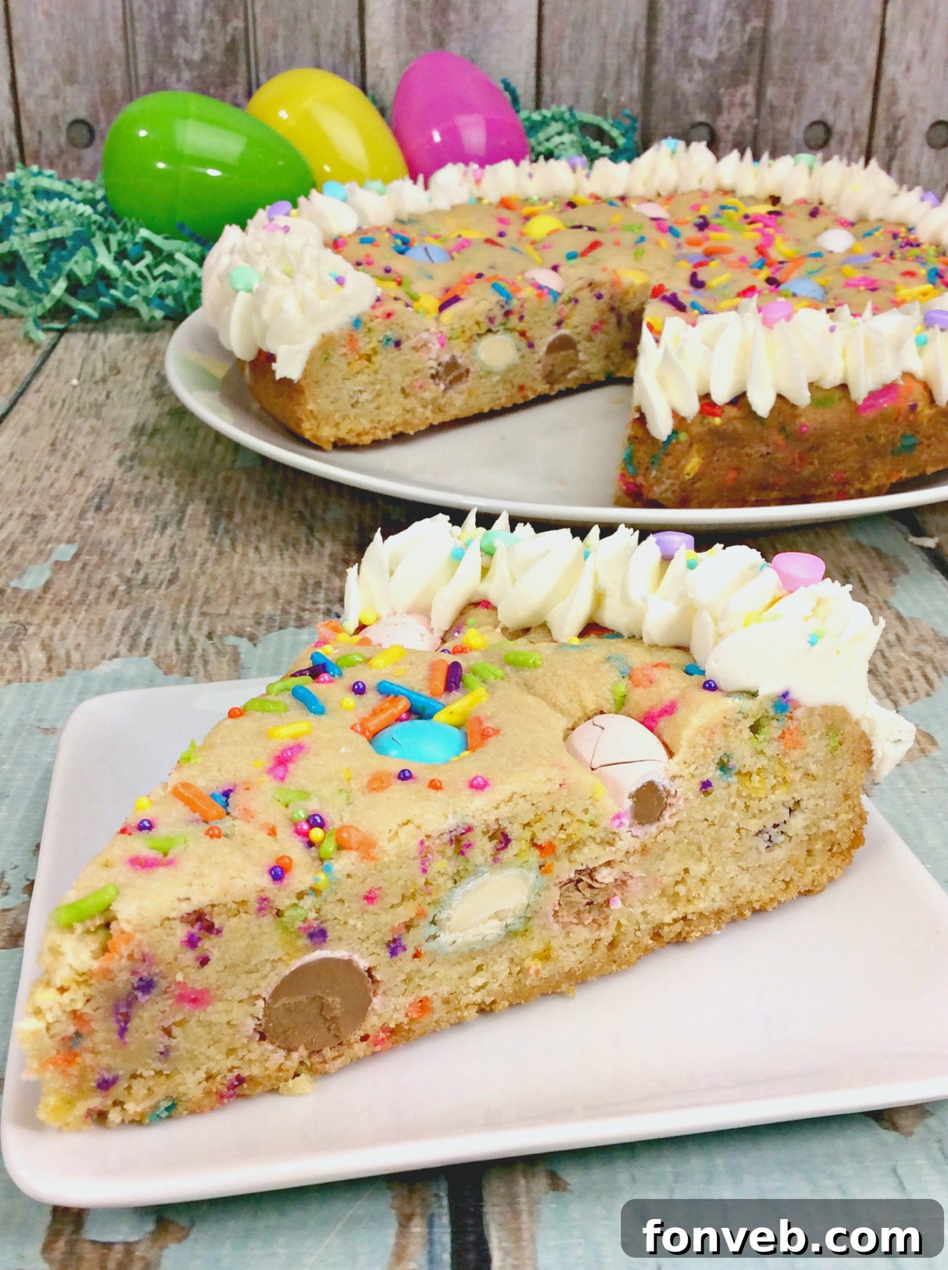 Unbaked cookie dough pressed into a springform pan, ready for the oven