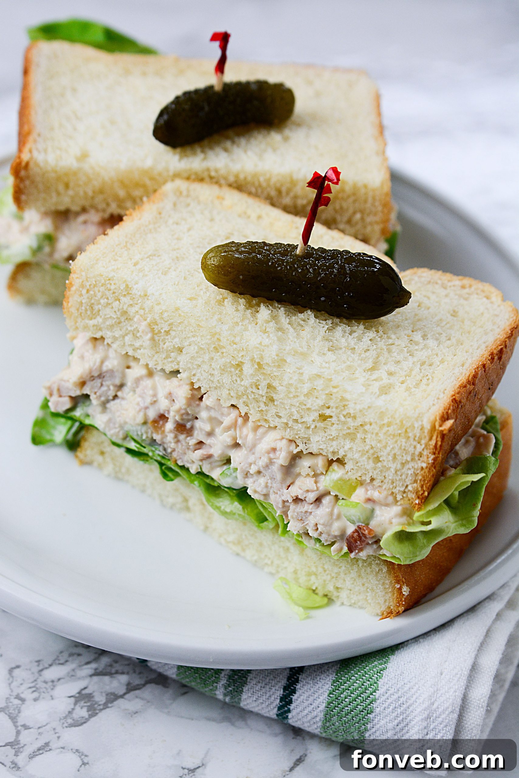 Close-up of homemade chicken salad in a bowl