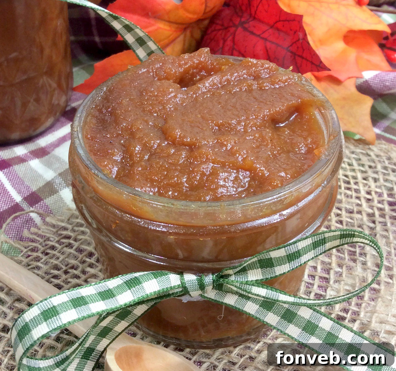 Spiced Instant Pot Pumpkin Butter 2 Instant Pot filled with pumpkin puree, apples, and spices before cooking