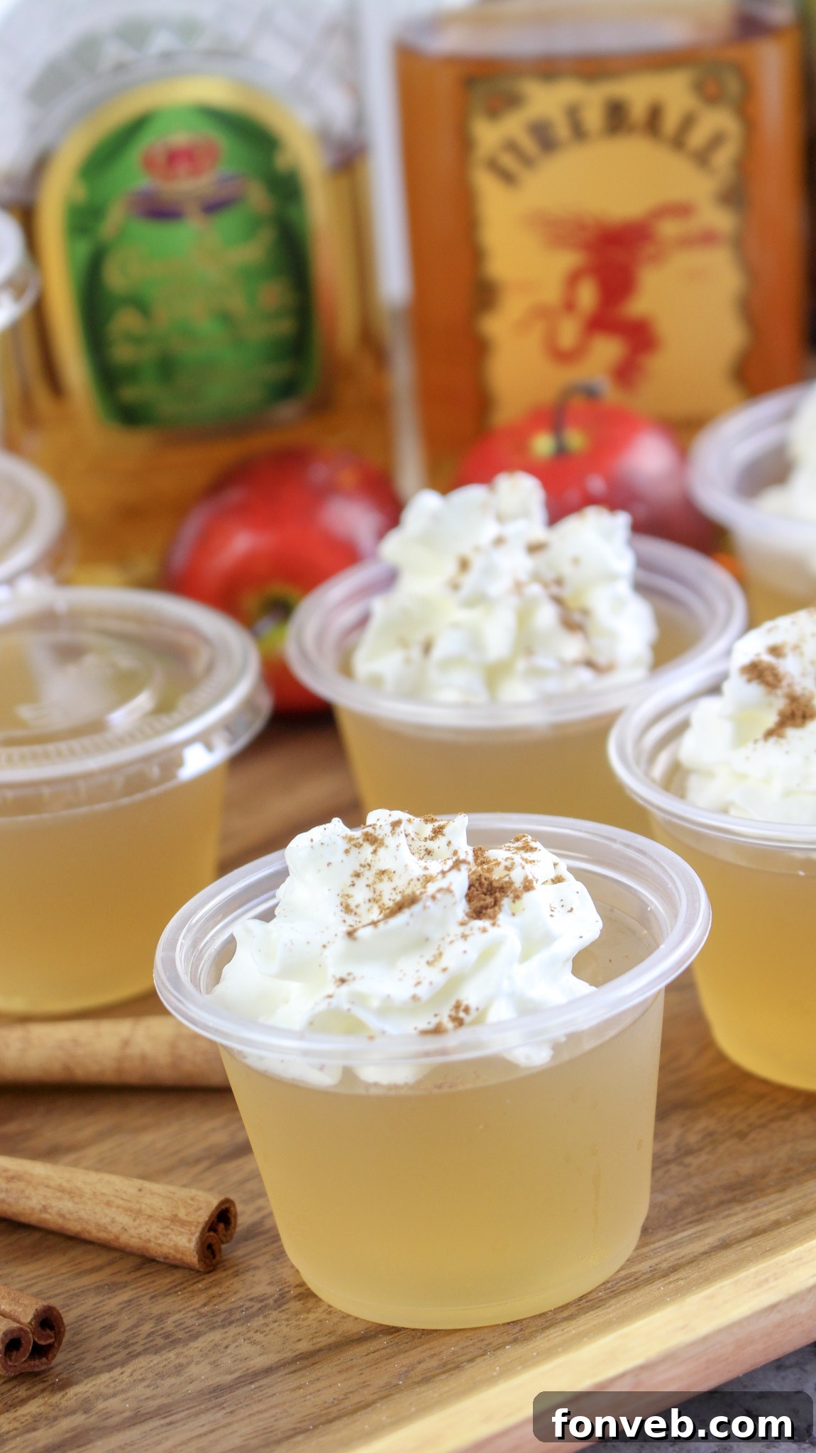 Close-up of a perfectly crafted jello shot