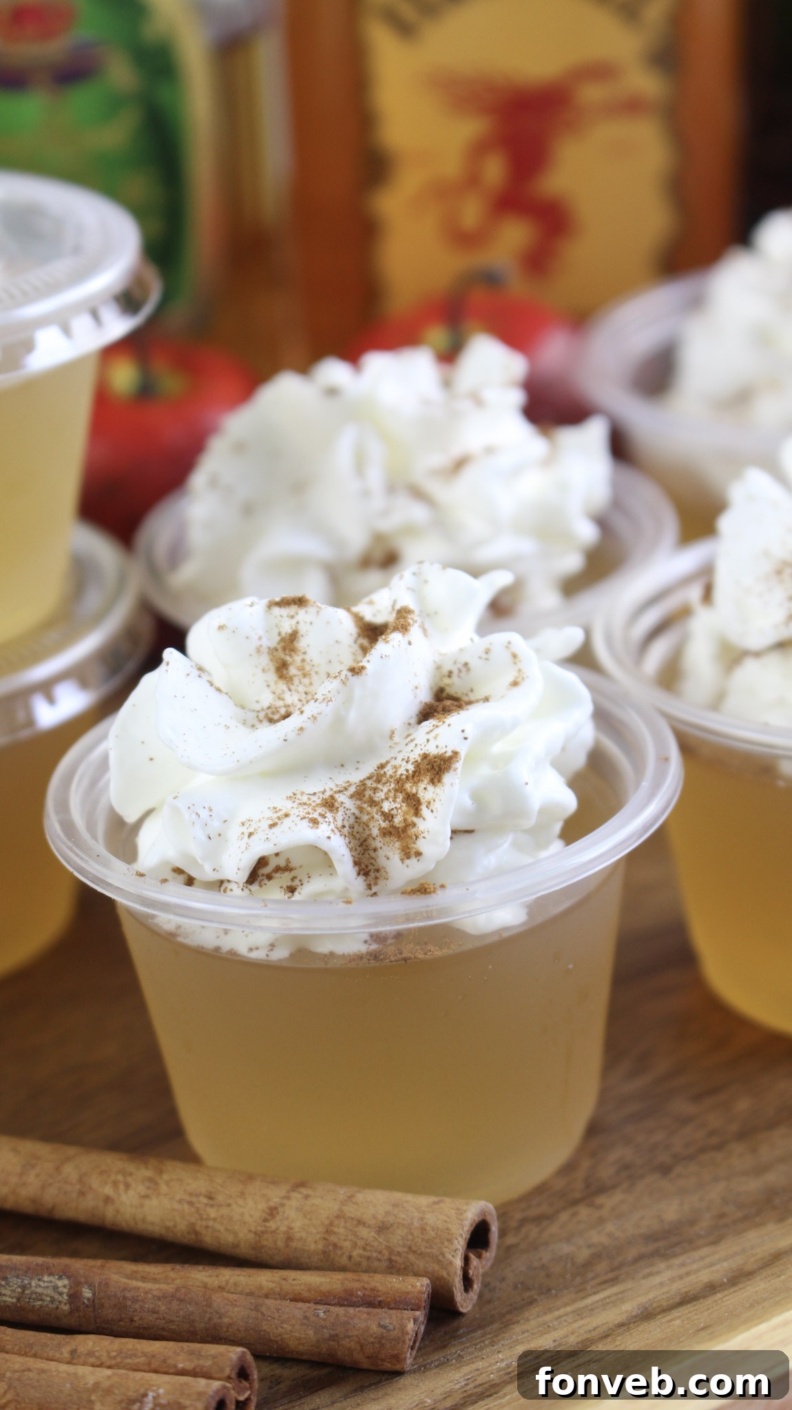 More jello shot varieties, showcasing diverse colors and garnishes