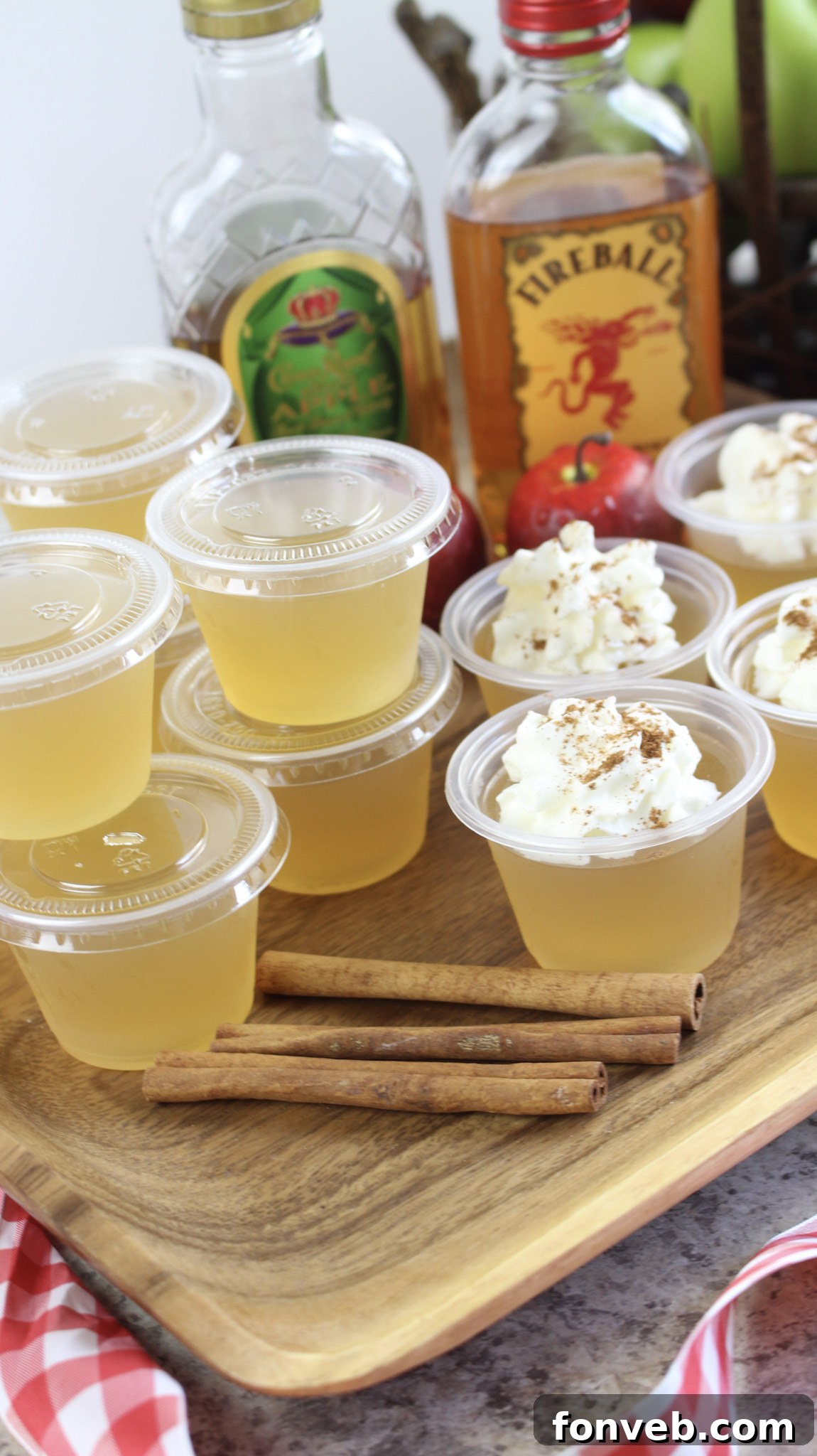 An array of festive jello shots for different holidays