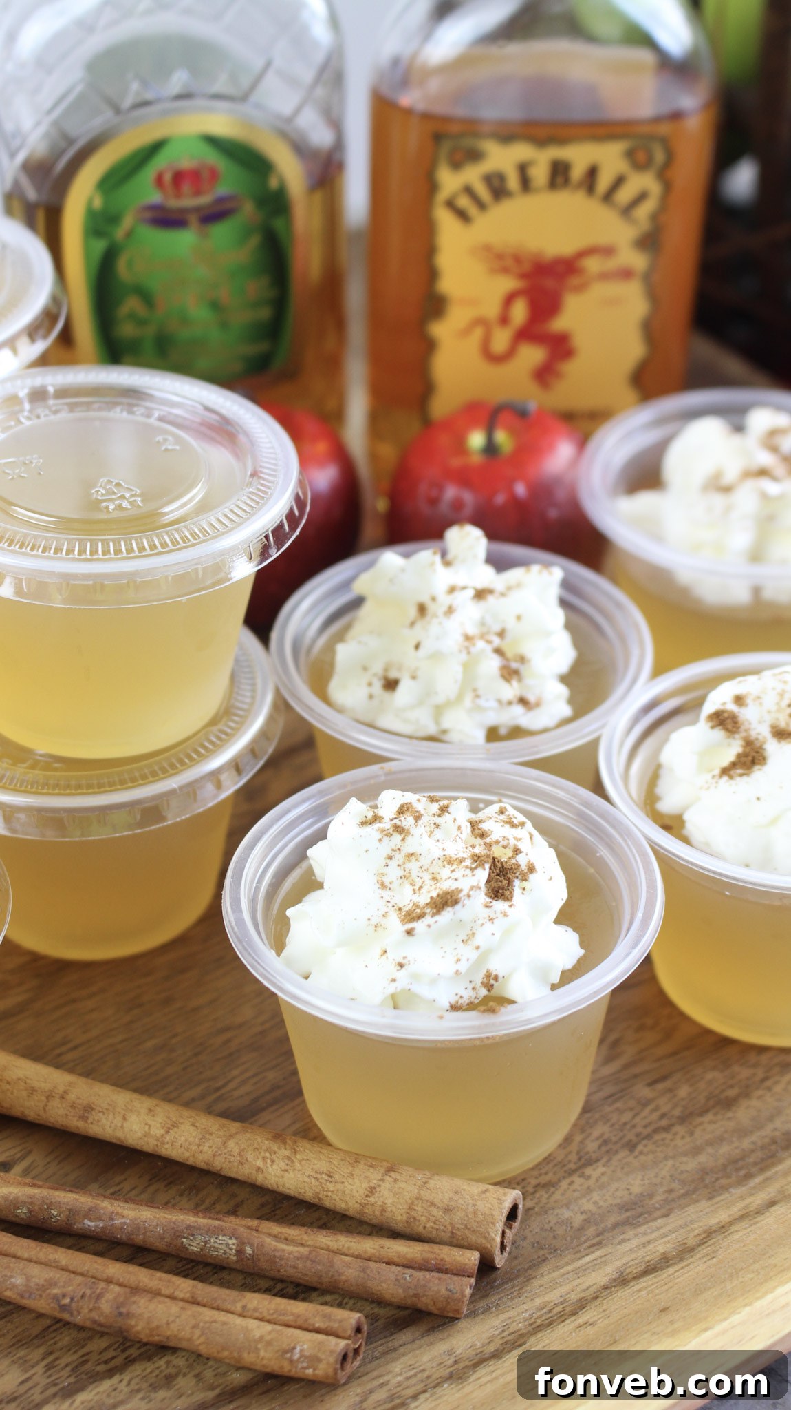 Assorted jello shots in various colors, showcasing different flavors