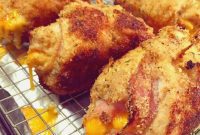 Crispy Cordon Bleu Chicken Roll-Ups