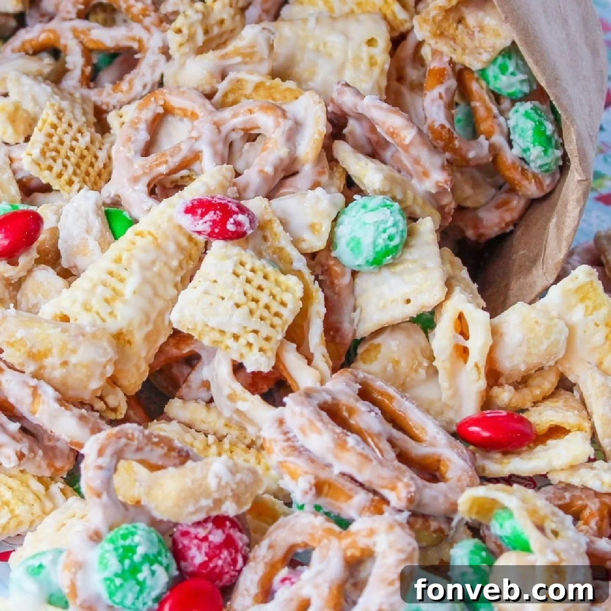 Yuletide Reindeer Rush 2 Delicious Christmas Reindeer Crack dessert on a white table, ready to be served