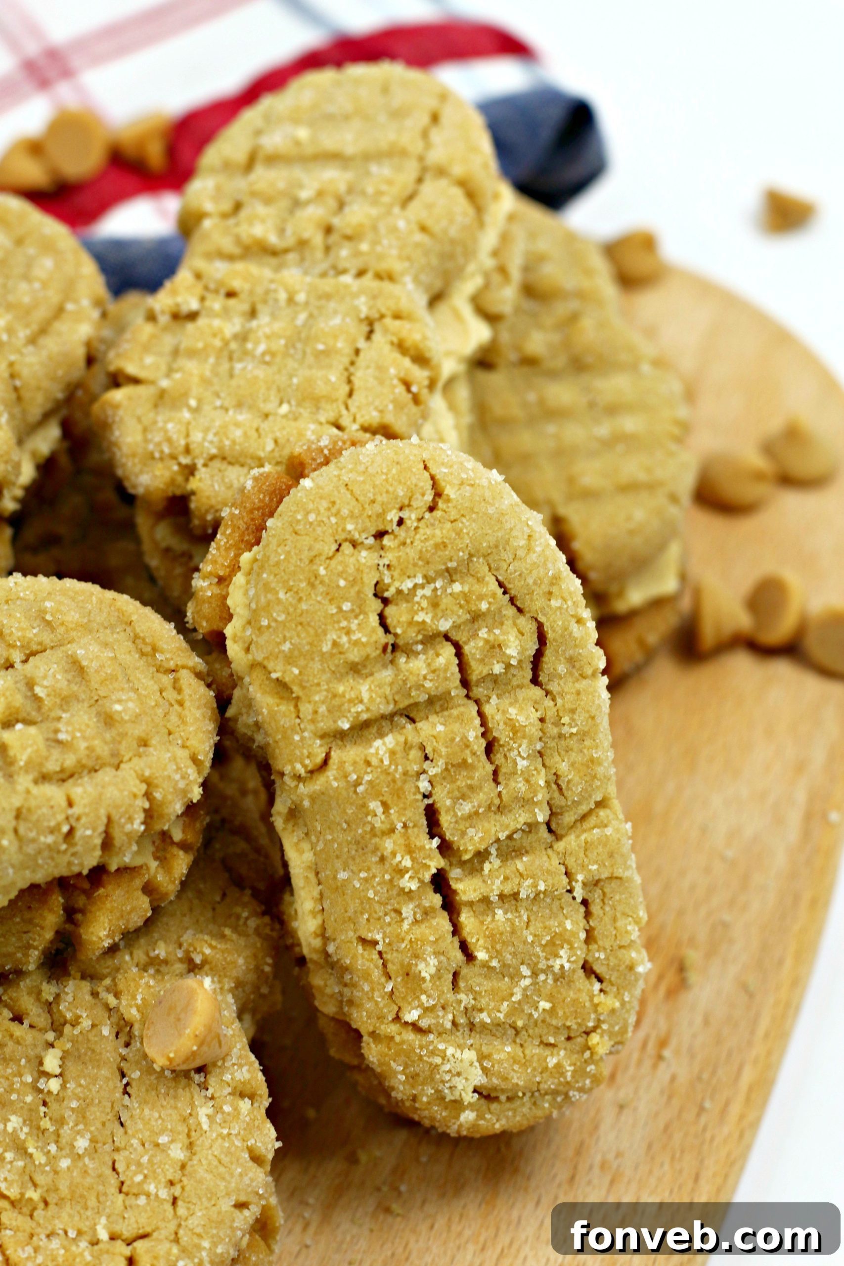 Freshly baked homemade Nutterbutter cookies on a cooling rack, looking golden and delicious, ready for filling.