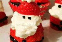 Festive Strawberry Cheesecake Santas