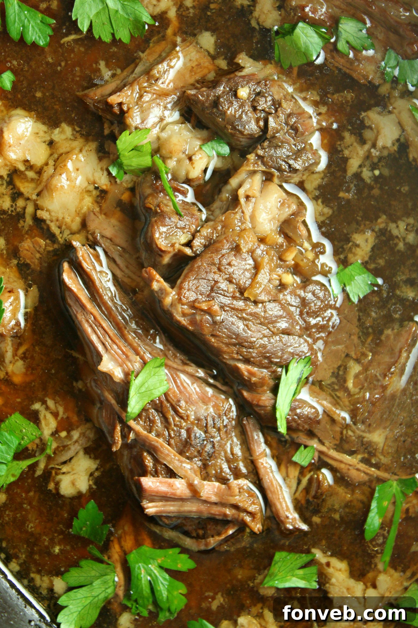 Assorted spices and ingredients laid out for the French Dip recipe, emphasizing fresh garlic and classic seasonings.