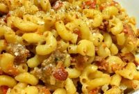 Ultimate Bacon Cheeseburger Pasta