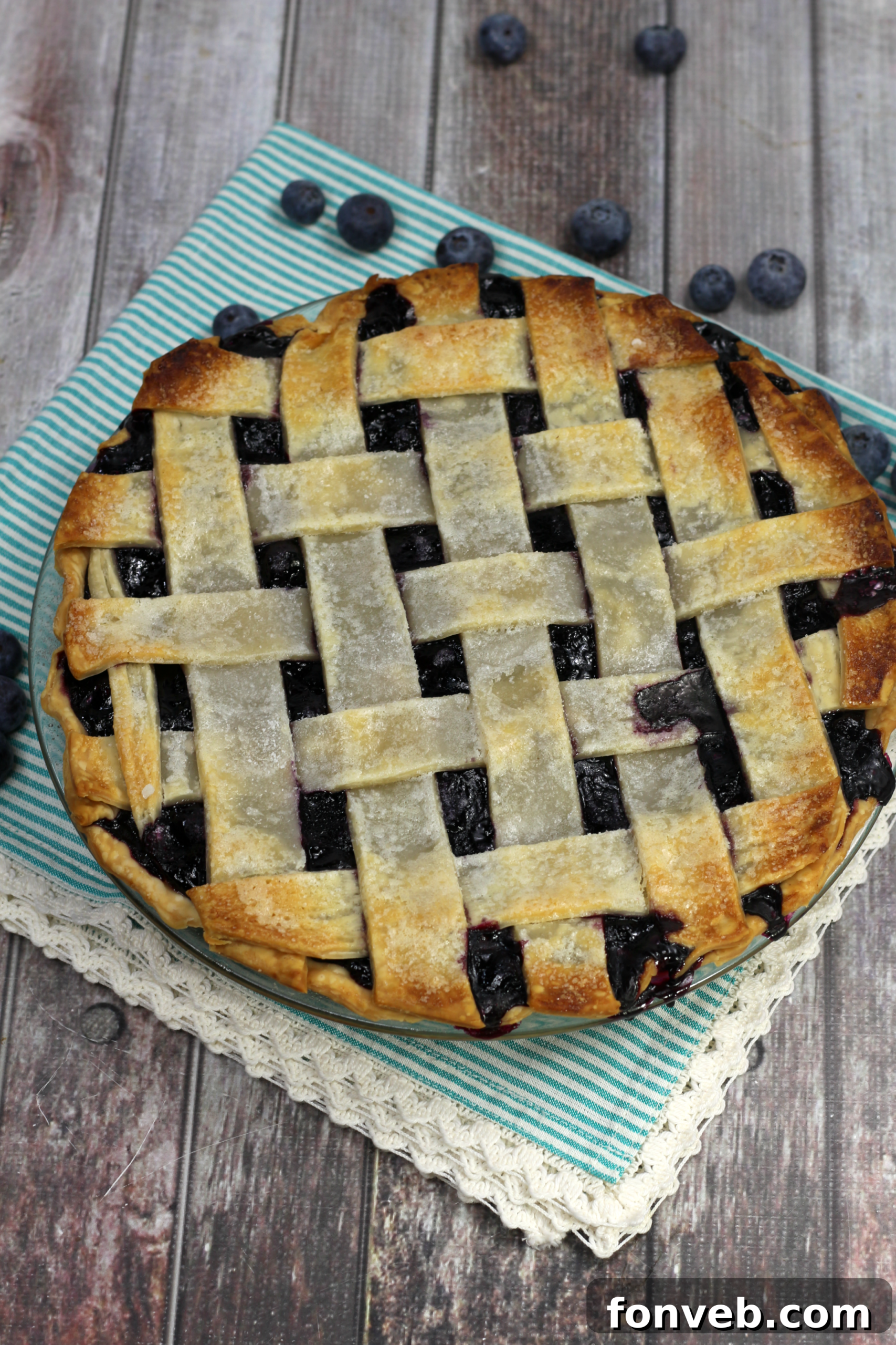 Bursting Blueberry Bliss 11 Various stages of pie crust preparation