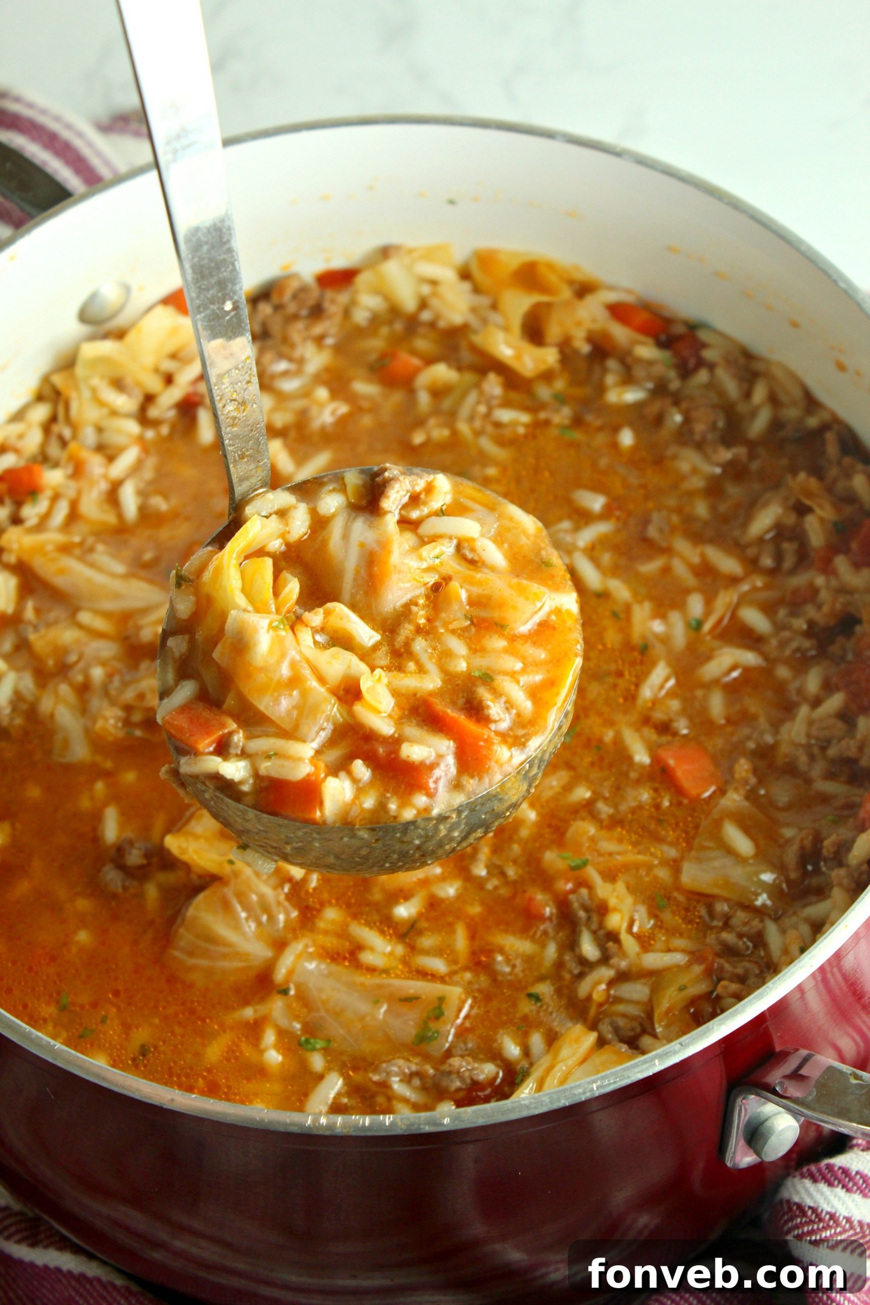 Heirloom Cabbage Roll Soup 12 Individual frozen portions of Cabbage Roll Soup, perfect for meal prep.