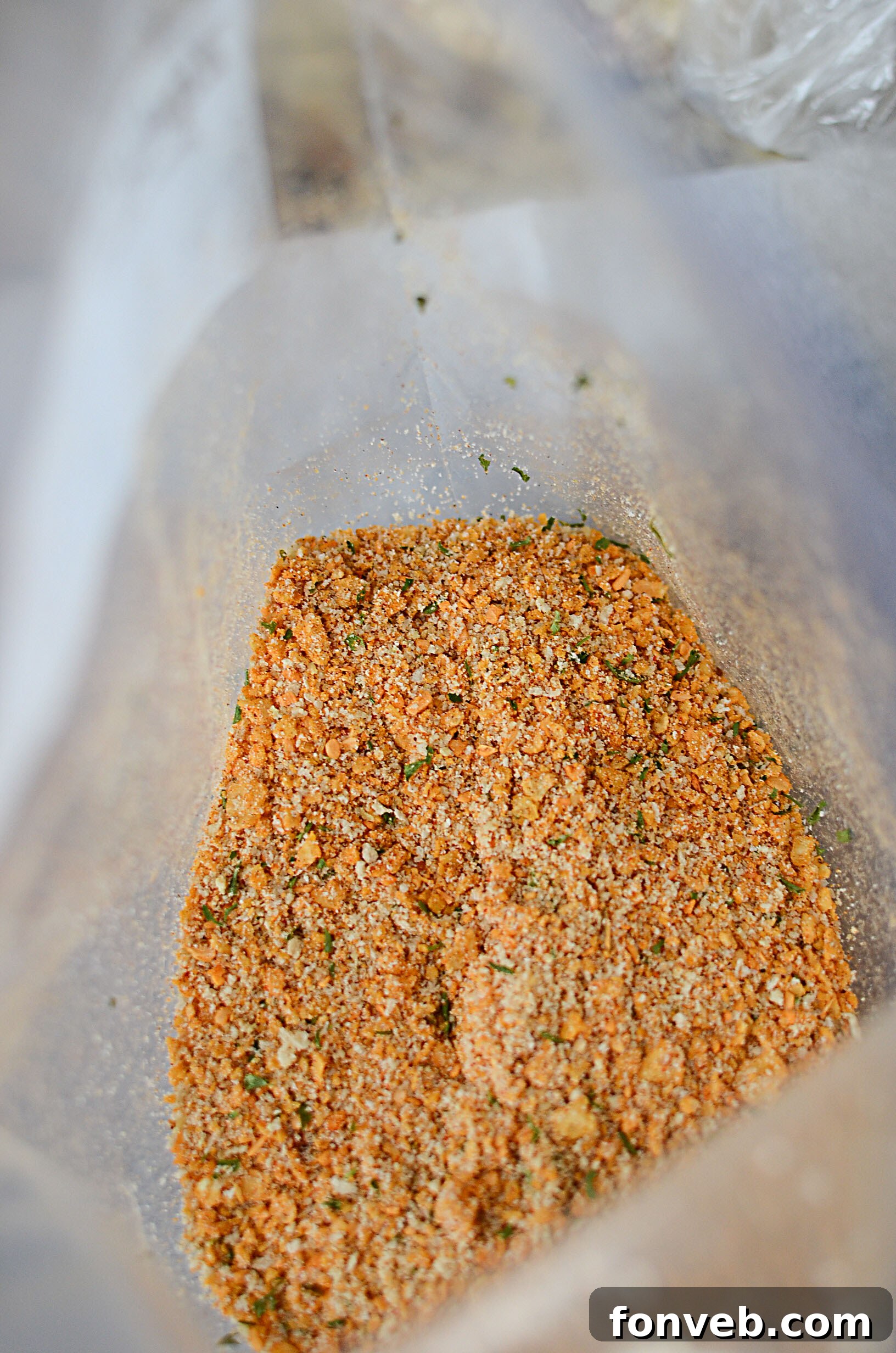 Close-up of golden brown Taco Fried Chicken pieces