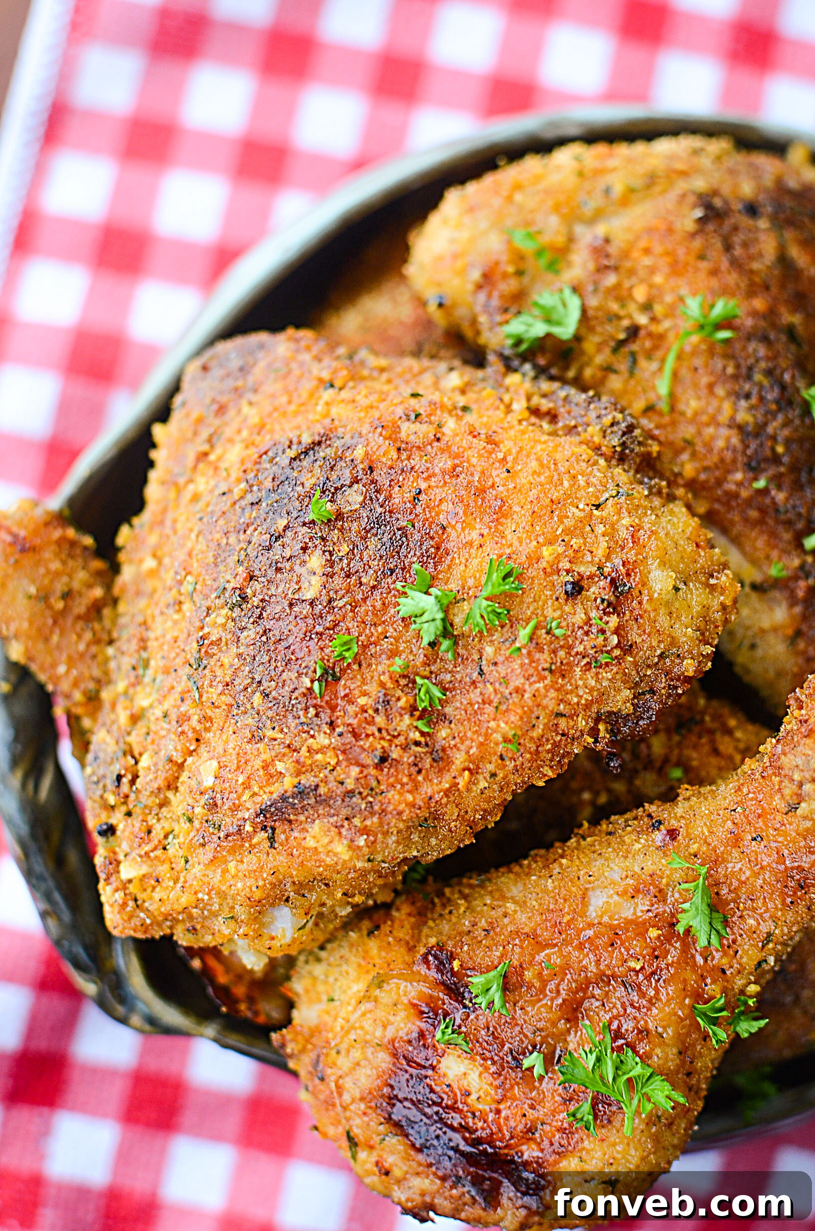 Taco Fried Chicken ready to be served